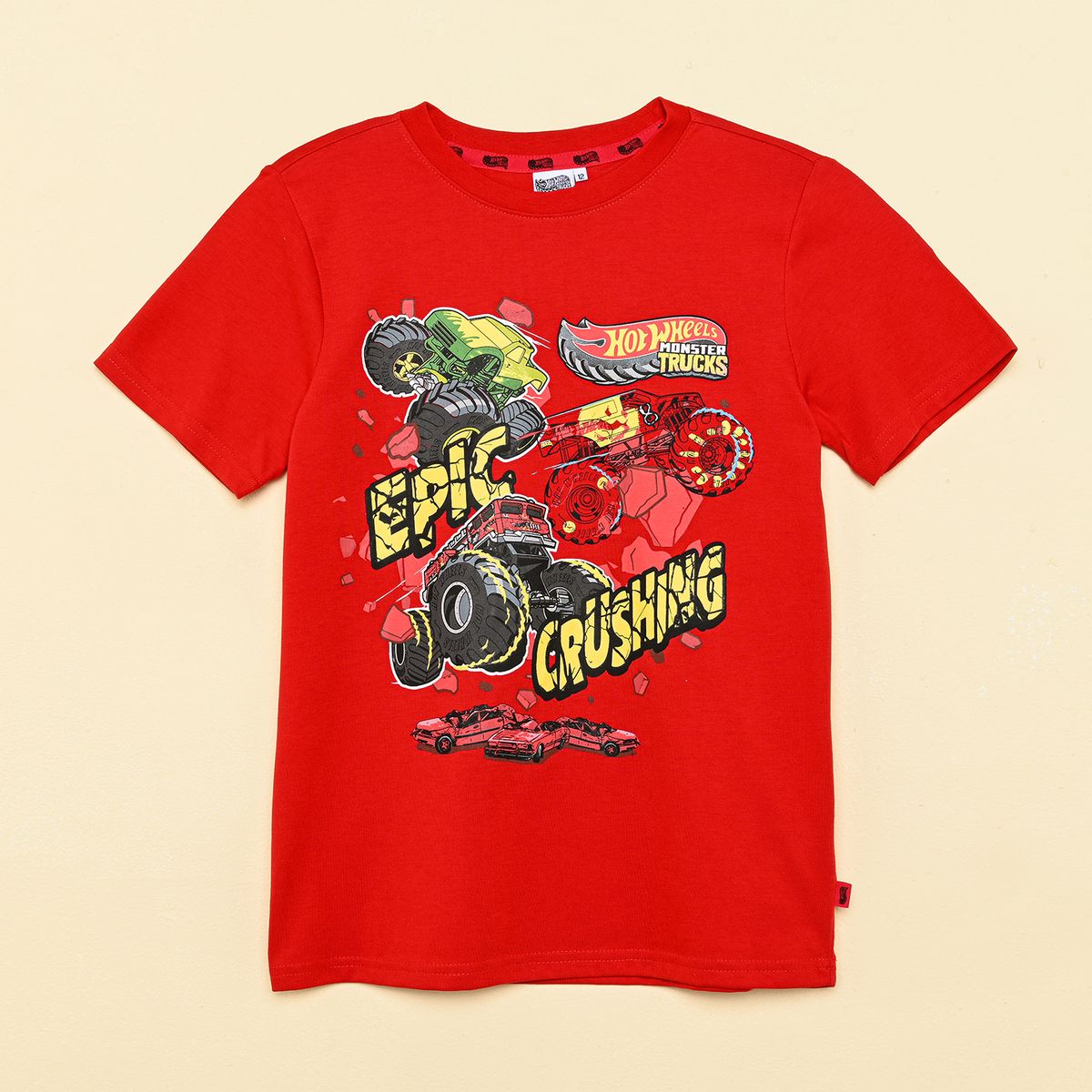 HOT WHEELS - Camiseta Niño con Estampado Manga corta Algodón Hot wheels