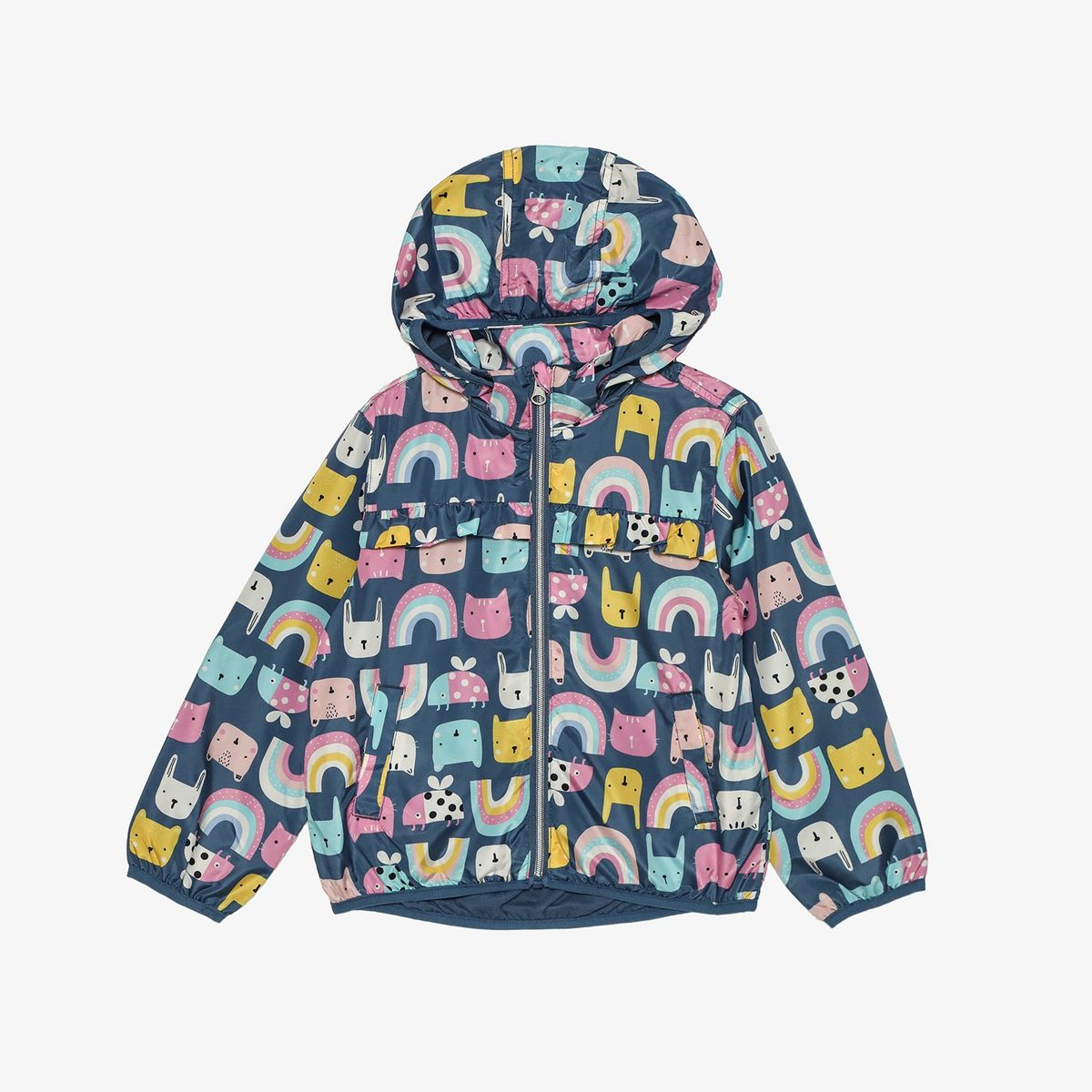 YAMP - Chaqueta Con capucha Para Niña con Estampado Yamp