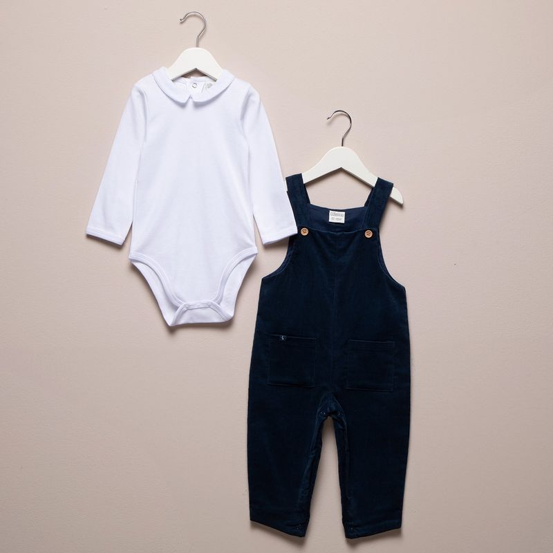 CONIGLIO - Sets Camisa manga larga + Jardinera para Bebé niño en Algodón Coniglio