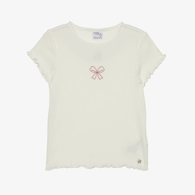 YAMP - Camiseta Niña Manga corta Algodón Yamp