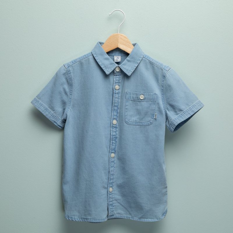 YAMP - Camisa para Niño Manga corta de Algodón Yamp