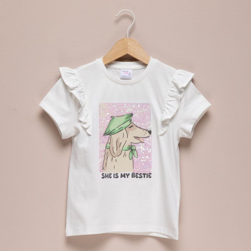 YAMP - Camiseta Niña  Boleros  Manga corta Yamp