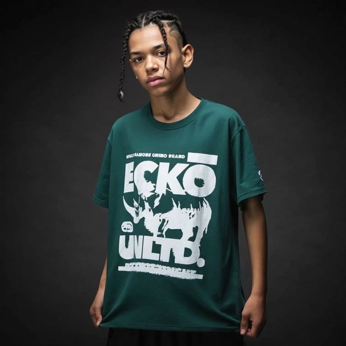 ECKO - Camiseta Niño con Logo Manga corta Algodón Ecko