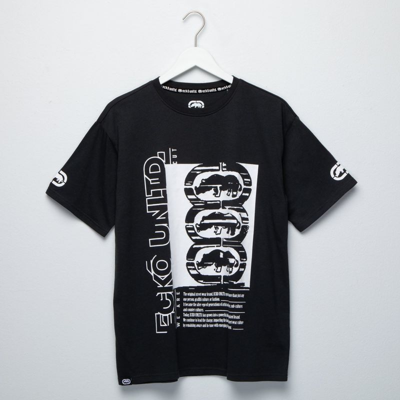 ECKO - Camiseta Niño con Logo Manga corta Algodón Ecko