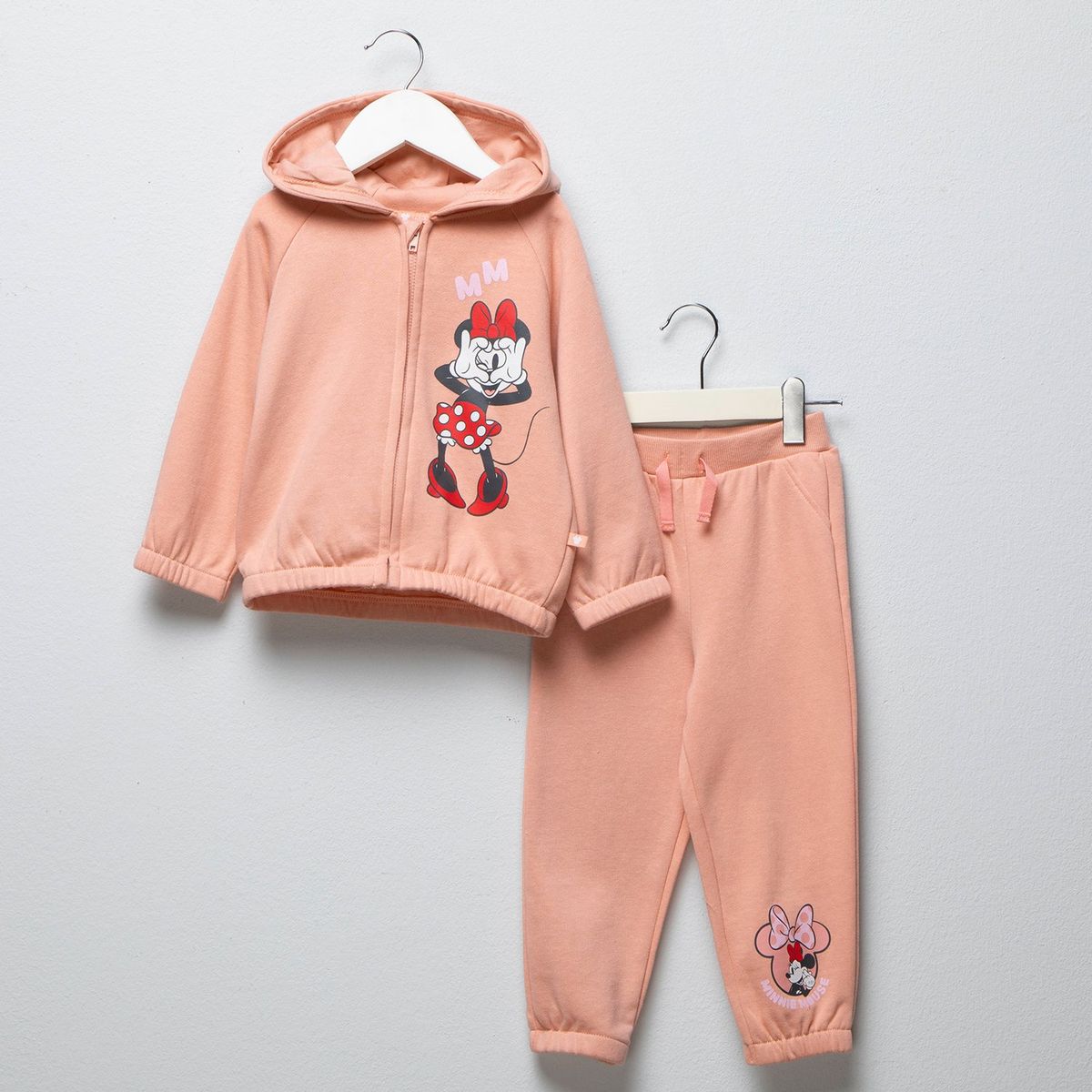 MINNIE - Sets Saco con capucha + Jogger para Bebé niña en Algodón Minnie