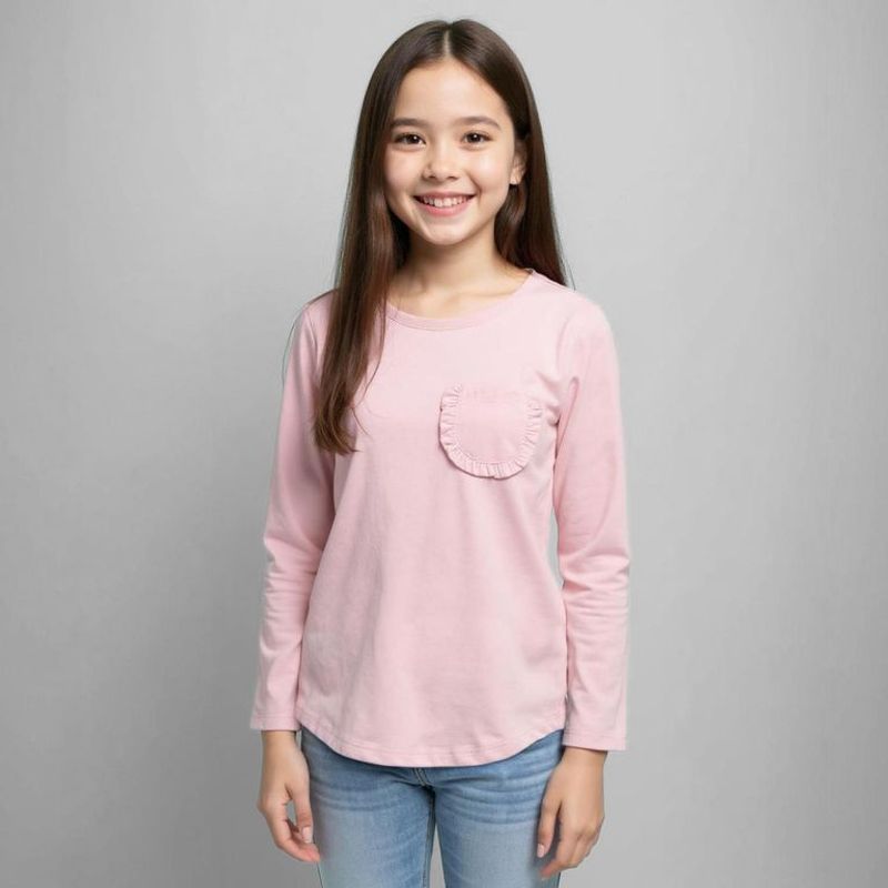 YAMP - Camiseta Niña Manga larga Algodón Yamp