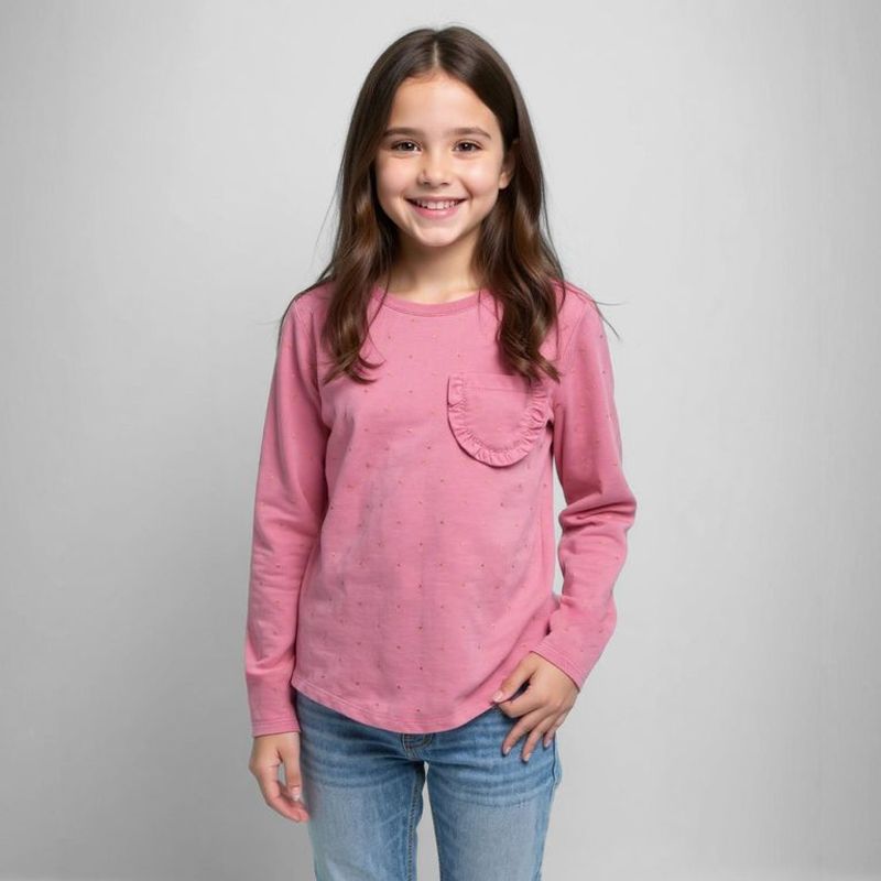 YAMP - Camiseta Niña Manga larga Algodón Yamp