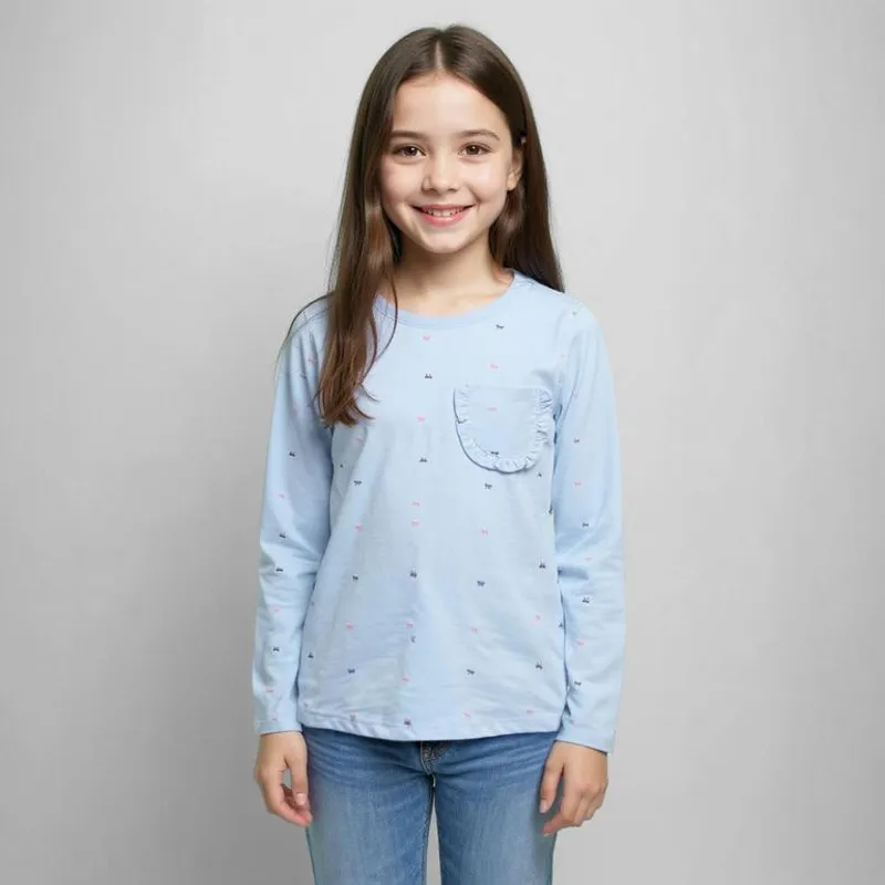 YAMP - Camiseta Niña Manga larga Algodón Yamp