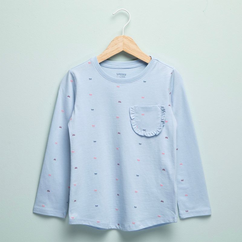 YAMP - Camiseta Niña Manga larga Algodón Yamp