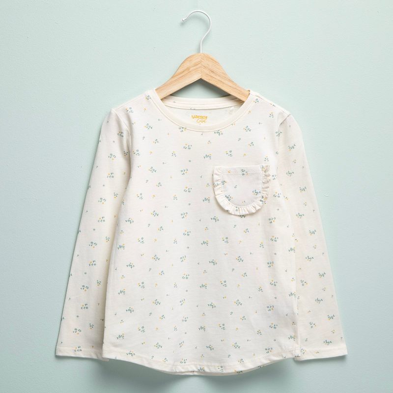 YAMP - Camiseta Niña Manga larga Algodón Yamp
