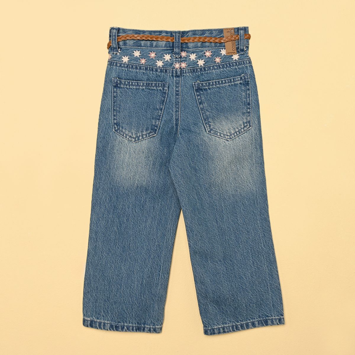 CONIGLIO - Jean para Niña de Algodón Coniglio