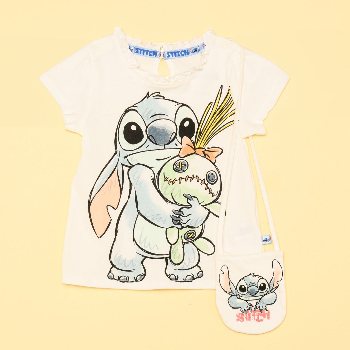LILO & STITCH - Camiseta Niña Manga corta Algodón LILO & STITCH