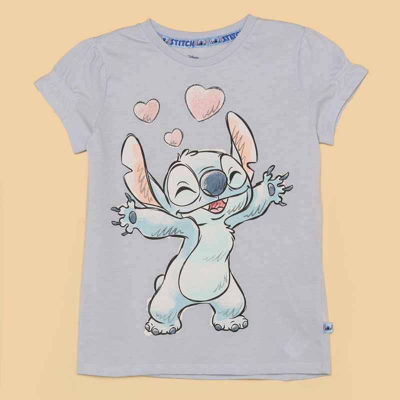 LILO & STITCH - Camiseta Niña con Estampado Algodón LILO & STITCH