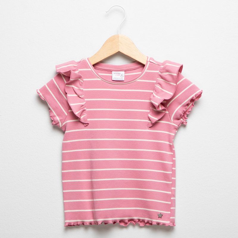YAMP - Camiseta Niña  Boleros   Manga corta Algodón Yamp