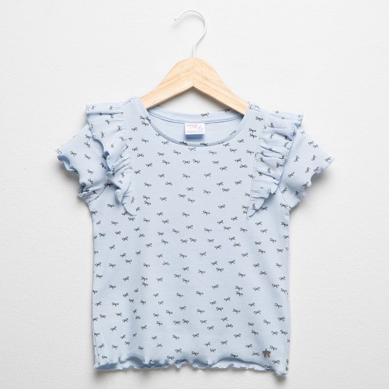 YAMP - Camiseta Niña  Boleros   Manga corta Algodón Yamp