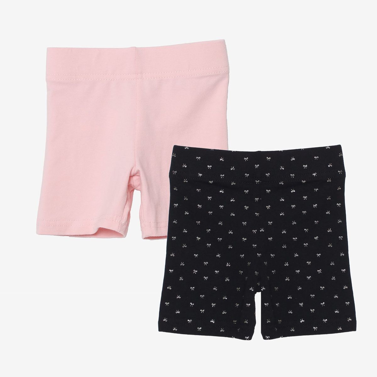 YAMP - Shorts Niña Pack de 2 unidades con Cintura elásticada  Algodón Yamp