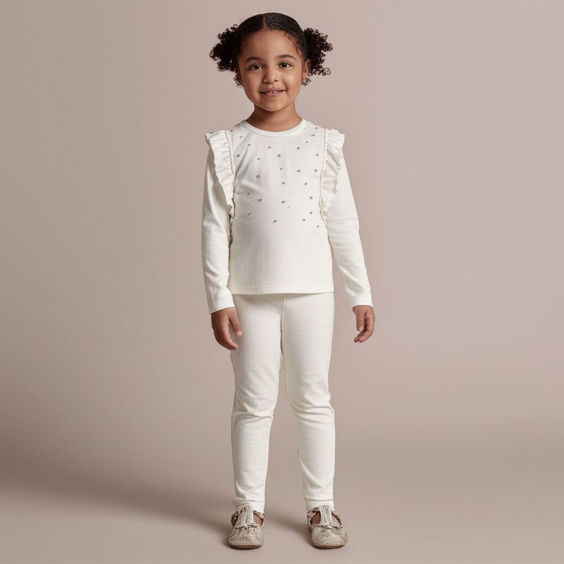 YAMP - Camiseta Niña  Boleros  Manga larga Yamp