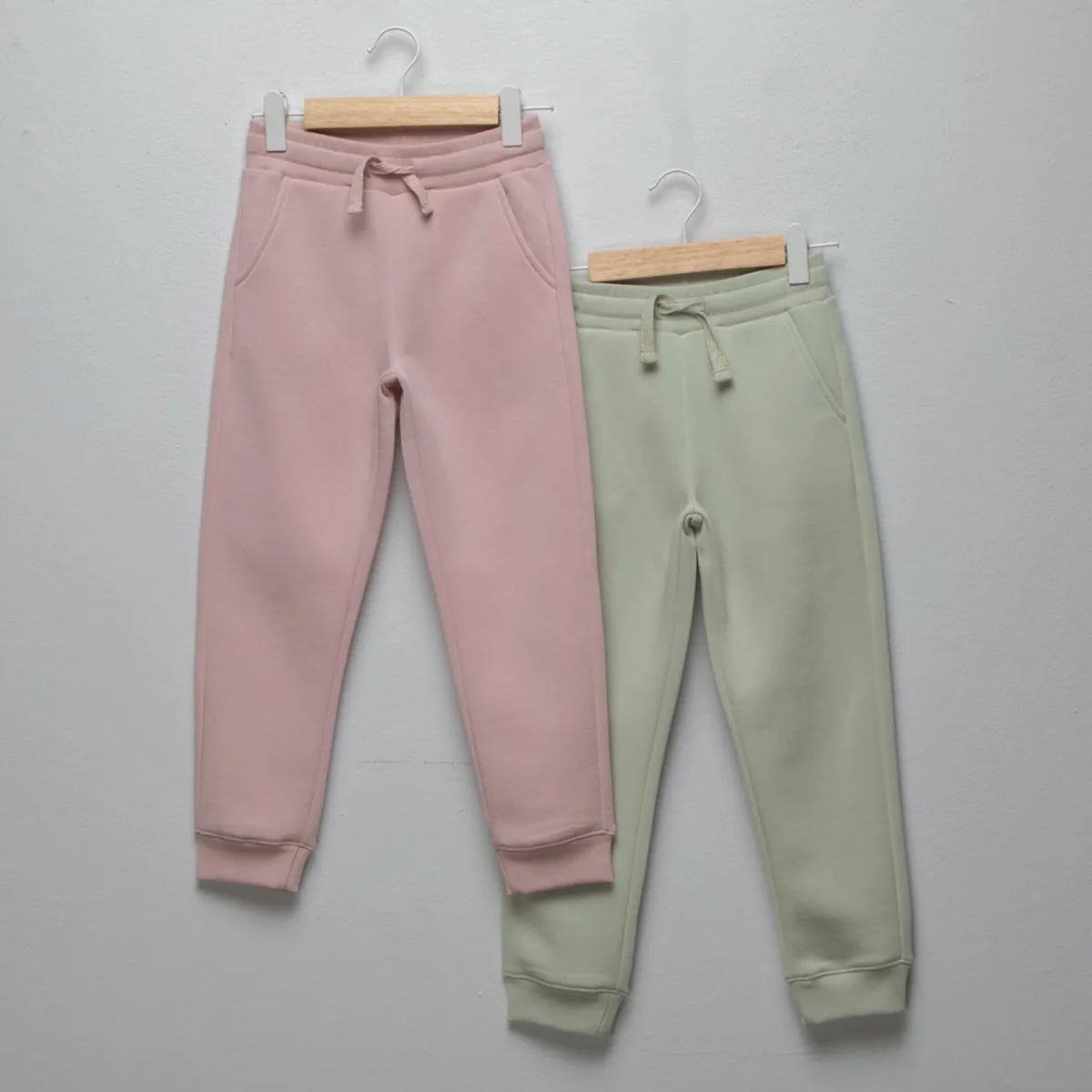 YAMP - Jogger Niña Pack de 2 unidades con Cintura elásticada  Algodón Yamp