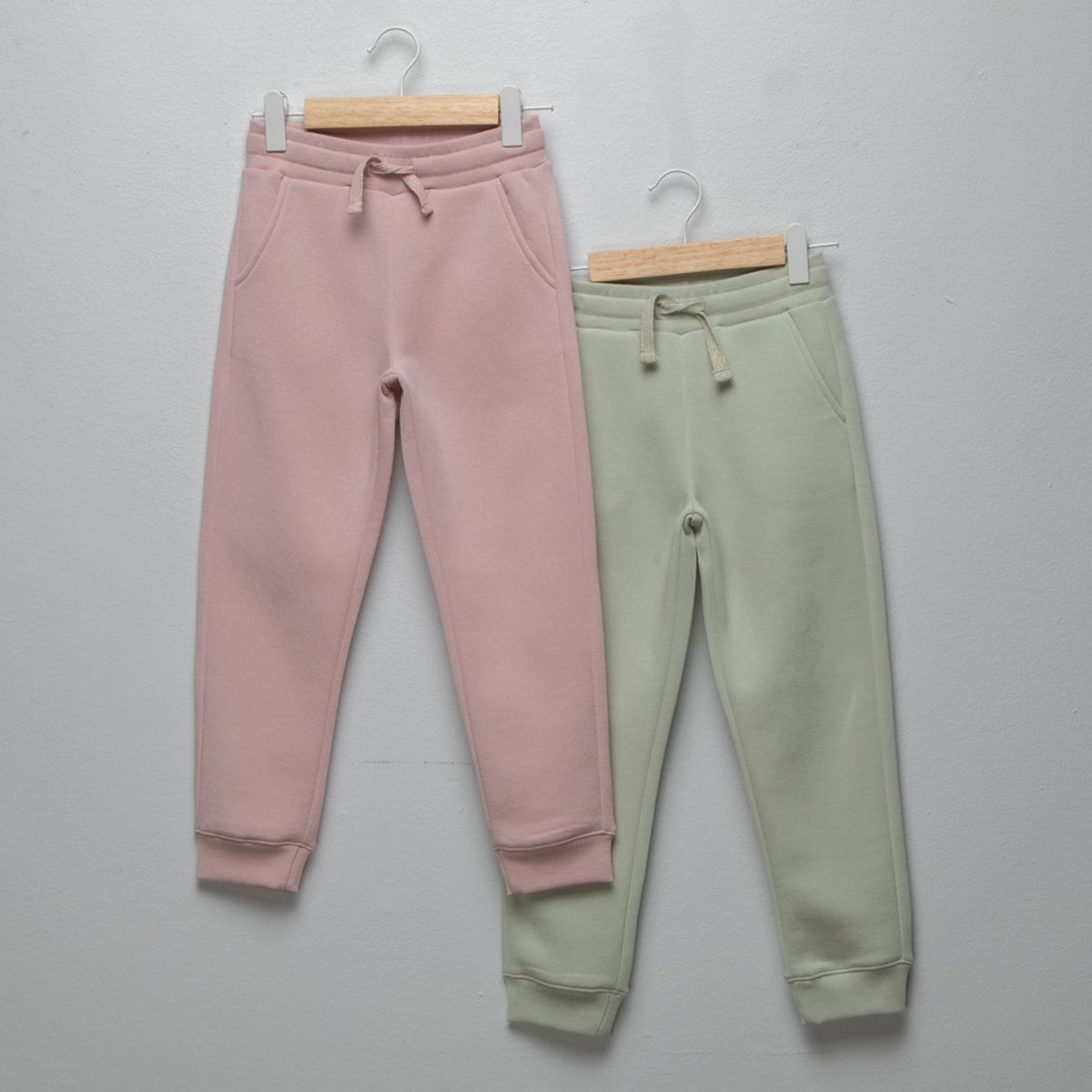 YAMP - Jogger Niña Pack de 2 unidades con Cintura elásticada  Algodón Yamp