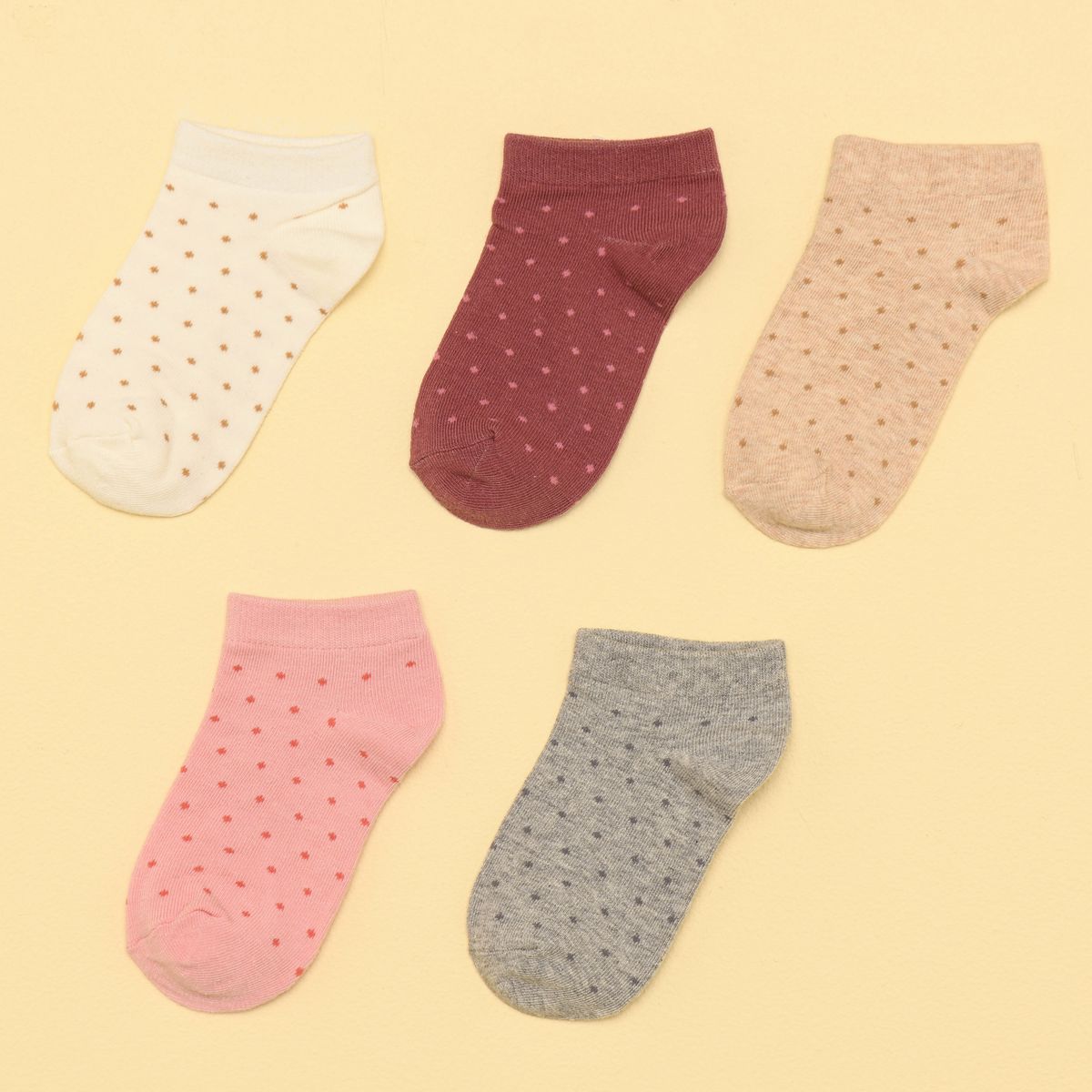 ELV - Medias Niña Corto Pack de 5 ELV