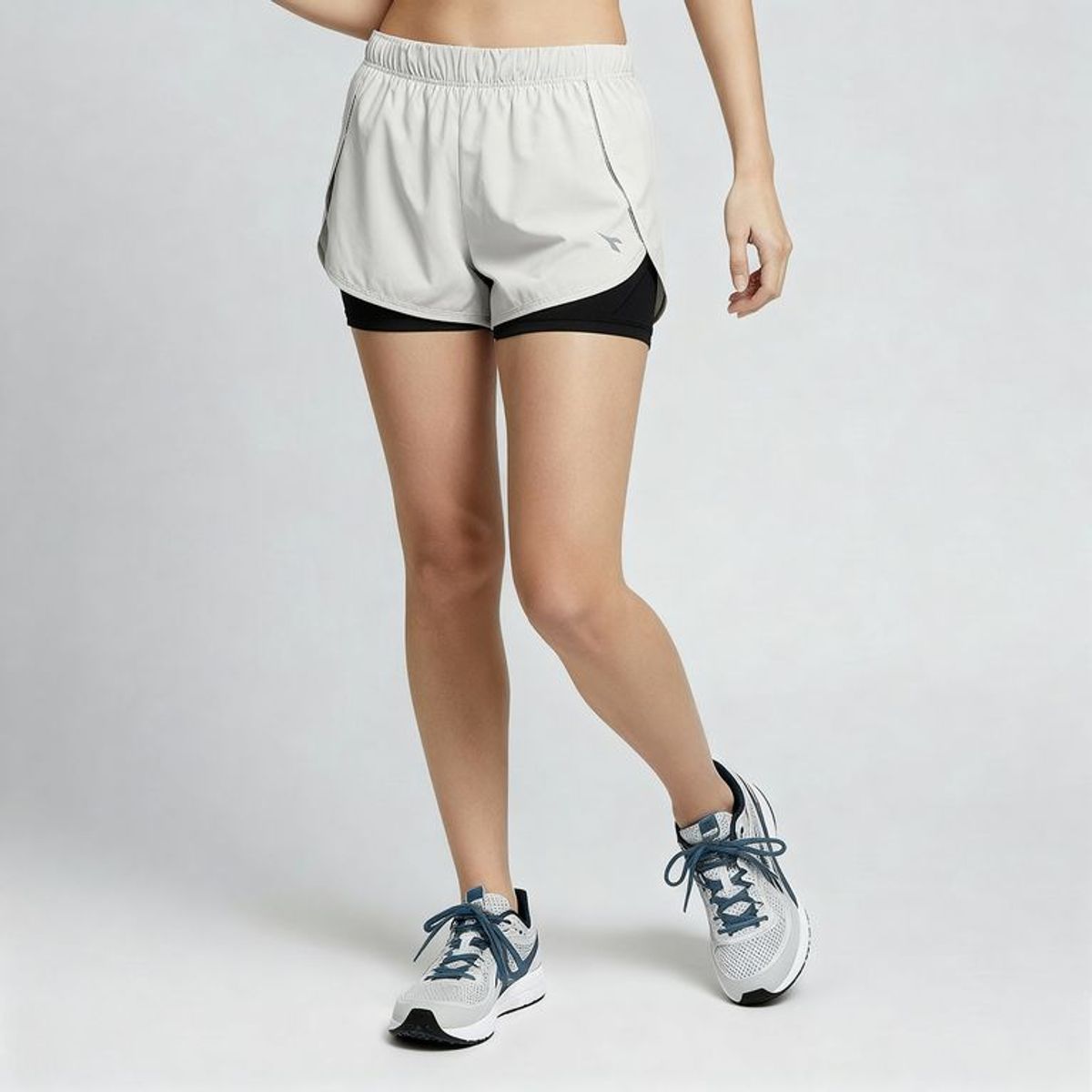 DIADORA - Short Deportivo para Niña Logo Diadora Running