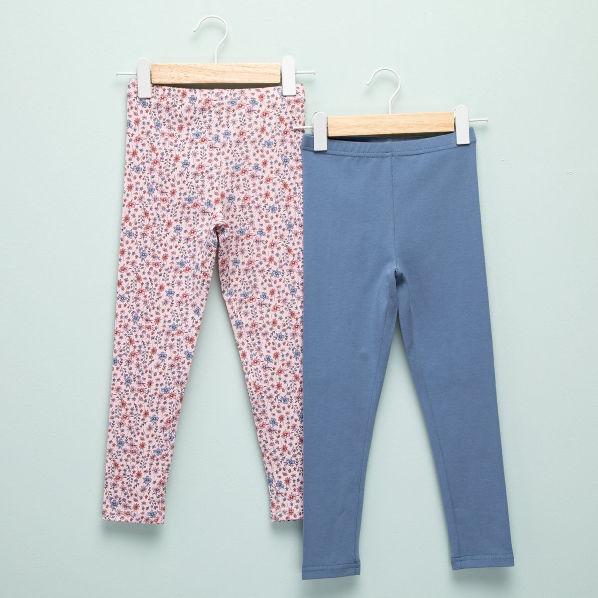 YAMP - Leggings Niña Pack de 2 unidades con Cintura elásticada  Algodón Yamp