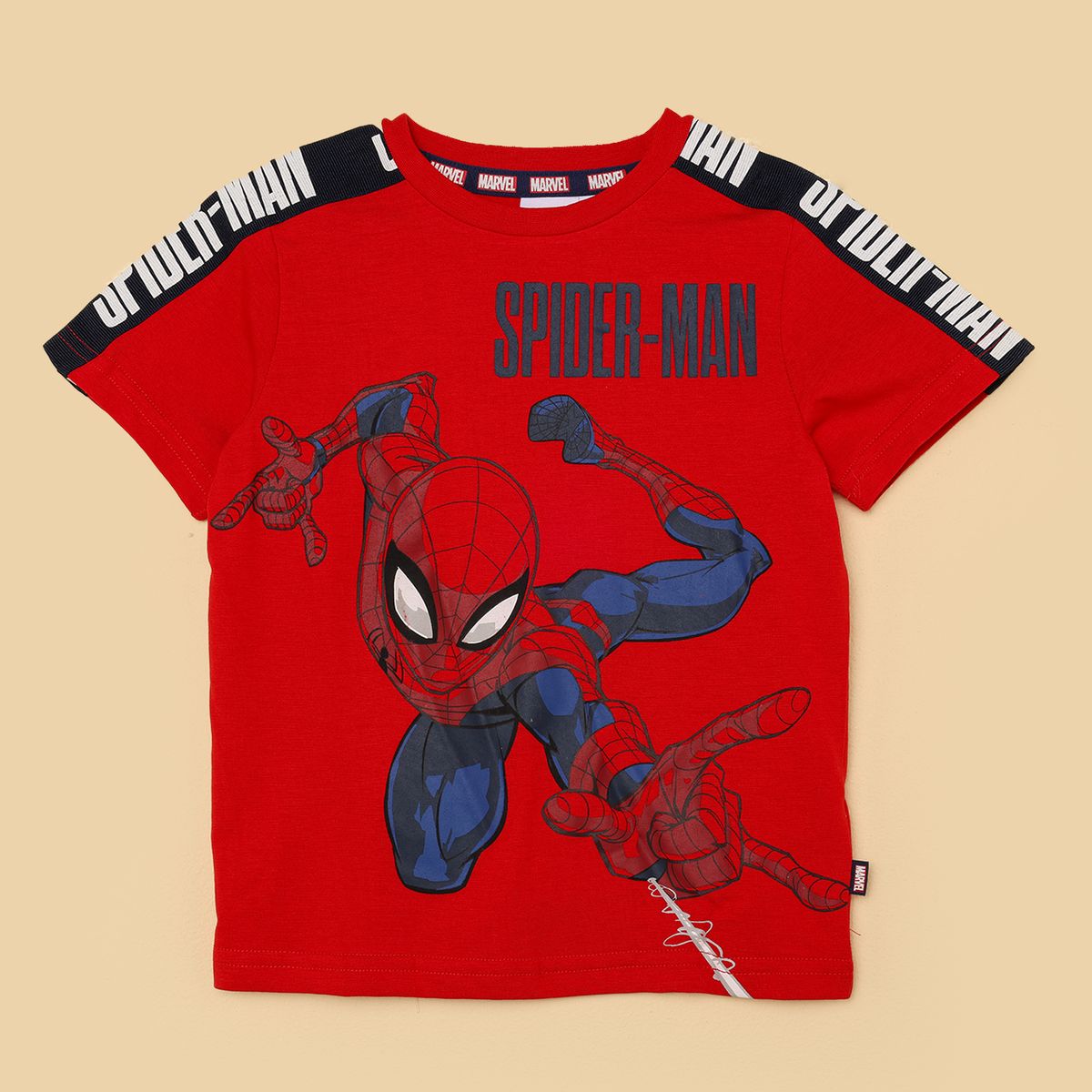 SPIDER MAN - Camiseta Niño con Estampado  Spiderman Manga corta Algodón Spider-man