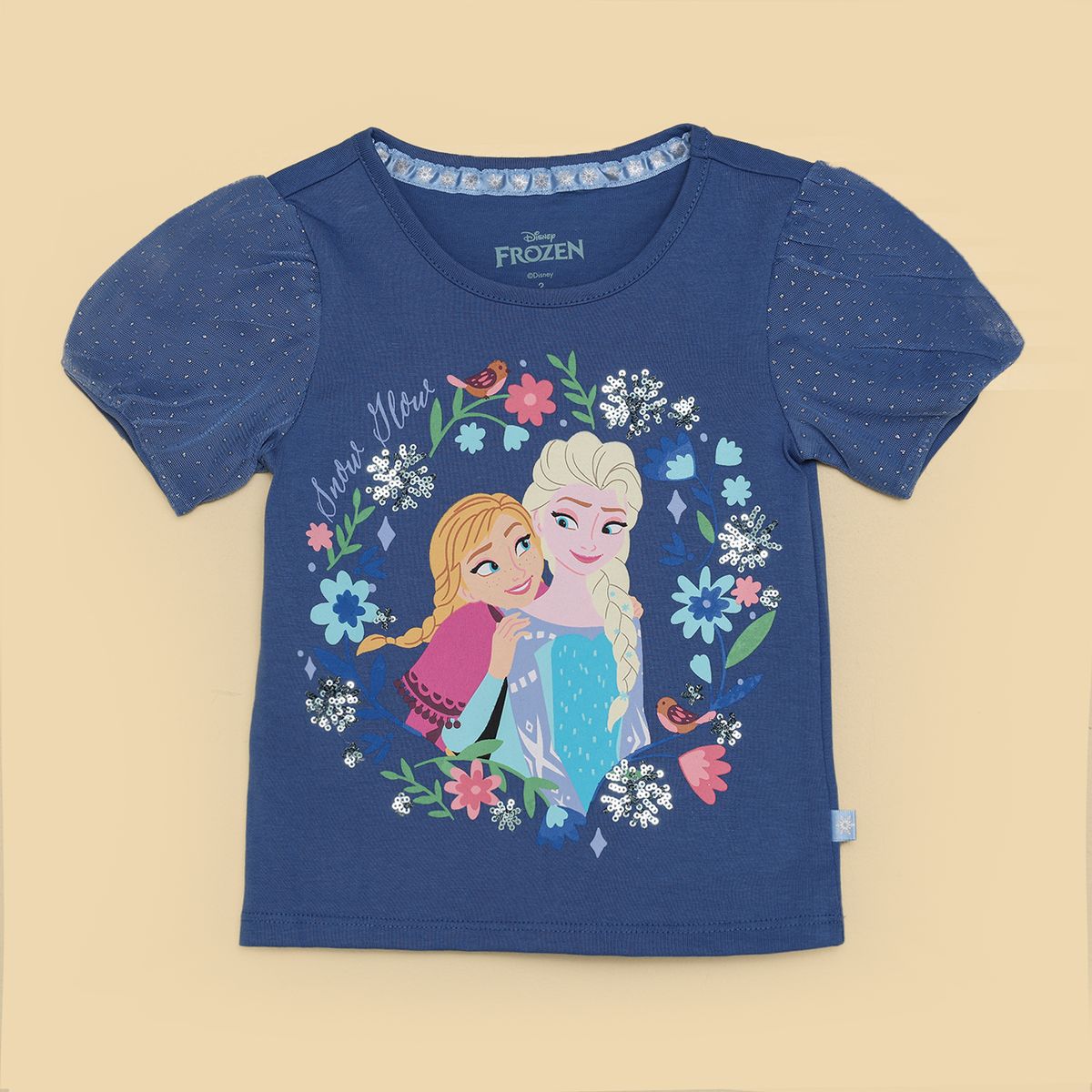 FROZEN - Camiseta Niña Manga corta Algodón Frozen