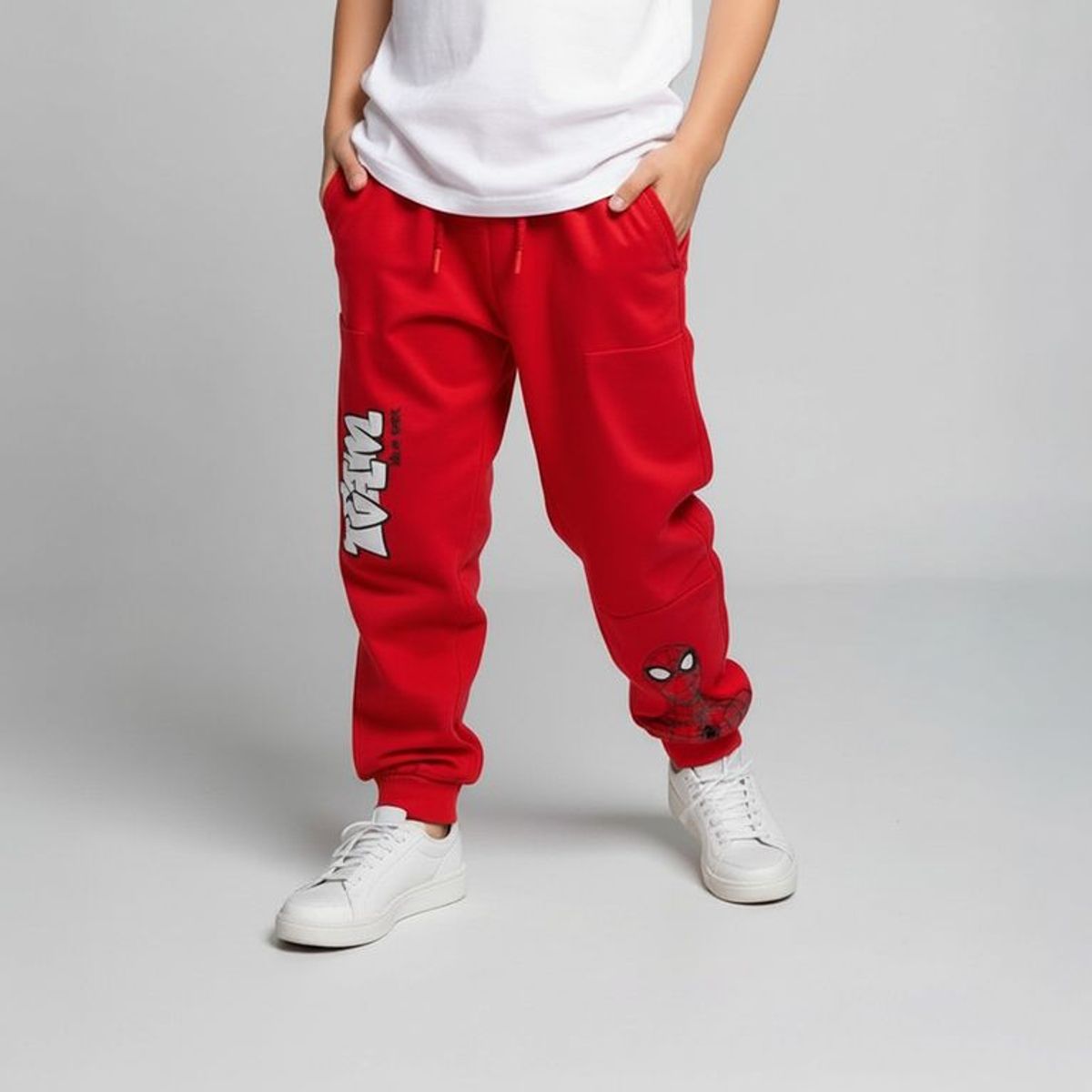 DISNEY - Jogger Niño Spiderman  Algodón Spider-man 