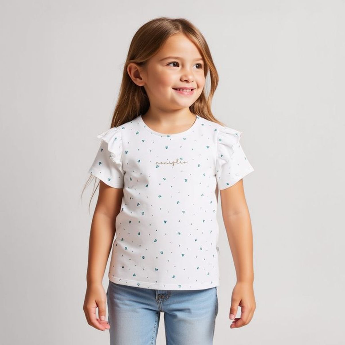 CONIGLIO - Camiseta Niña Manga corta Algodón Coniglio