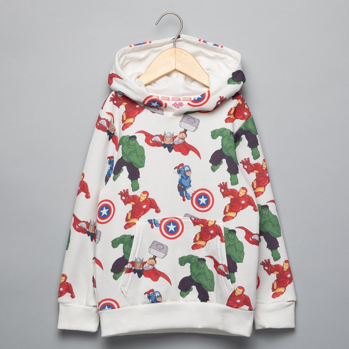 DISNEY - Saco Niño  con Estampado Con capucha Avengers Algodón Avengers