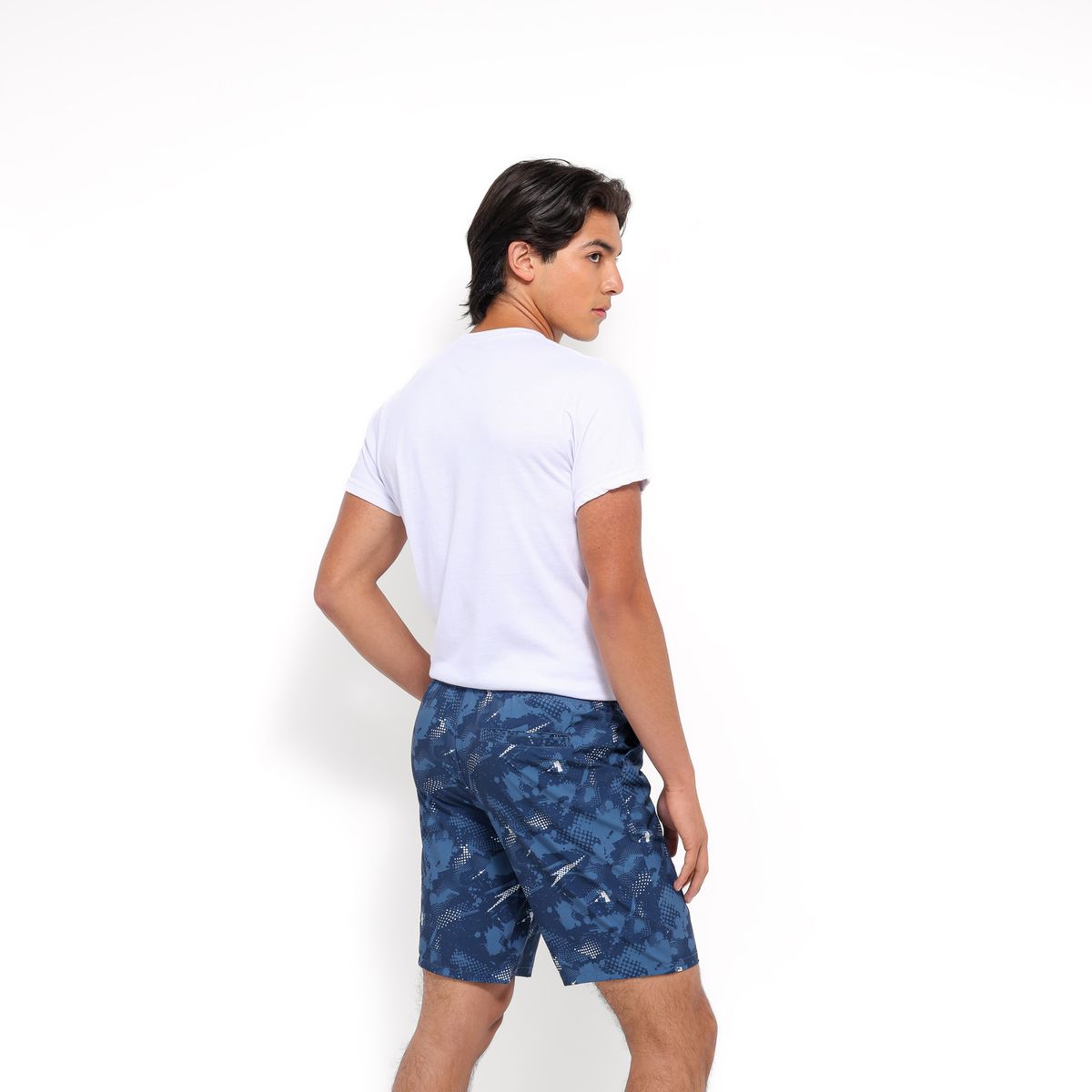 DIADORA - Pantaloneta Cintura elásticada para Niño con Logo Diadora Lifestyle