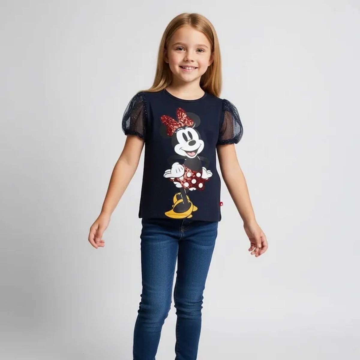 MINNIE - Camiseta Niña Manga corta Algodón Minnie
