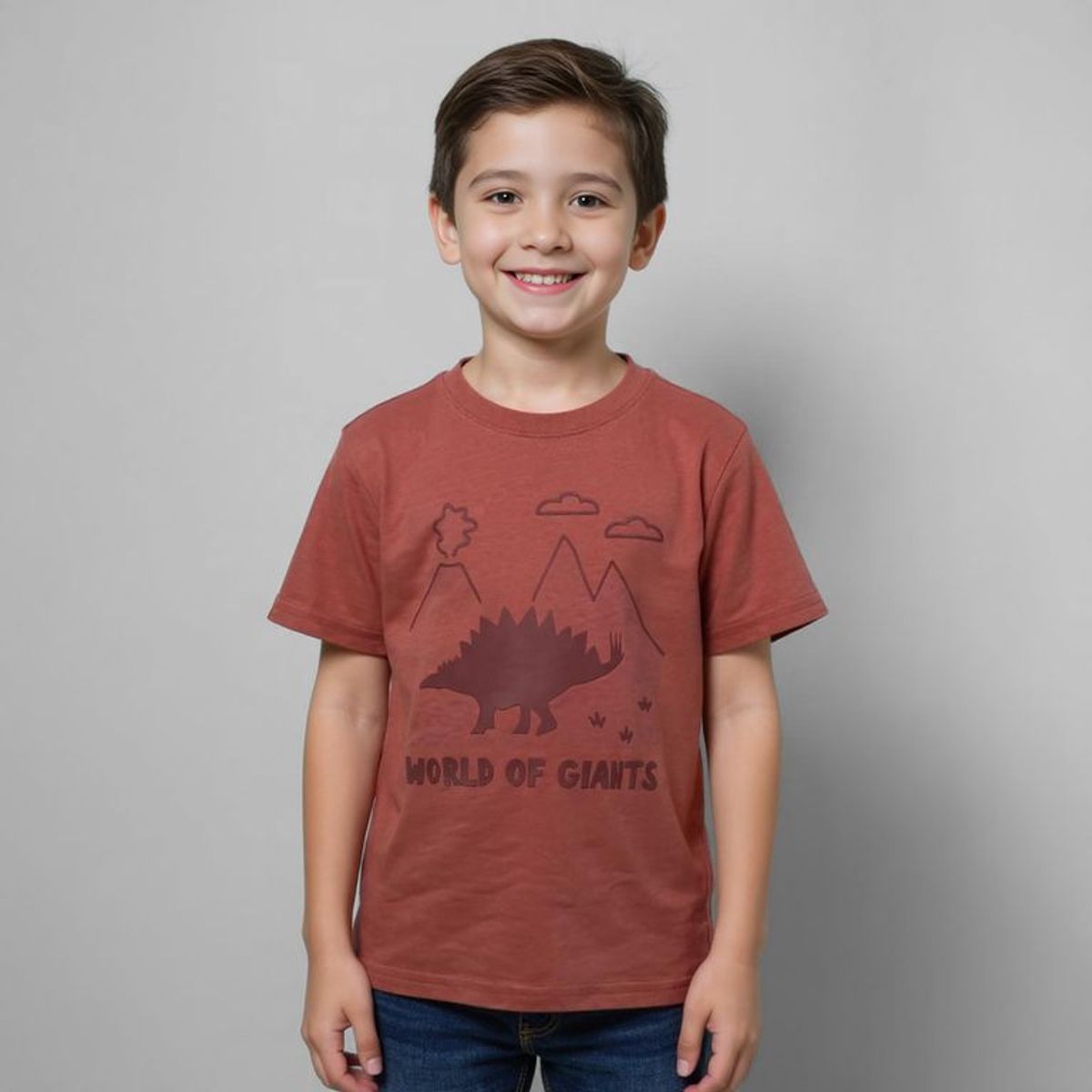 YAMP - Camiseta Para Niño con Estampado Manga corta de Algodón Yamp