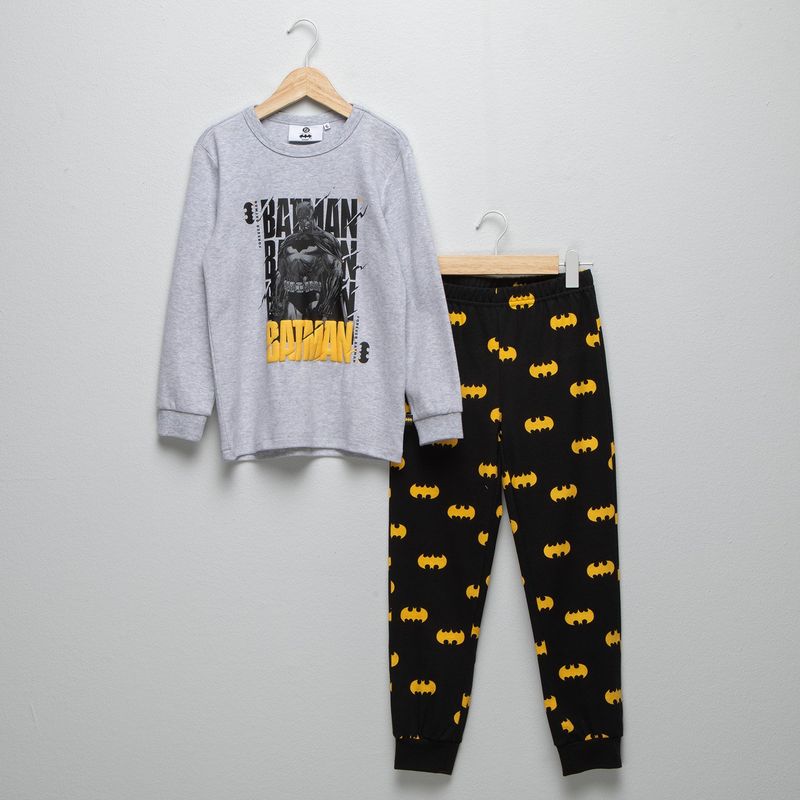  - Pijama para Niño 2 piezas con Estampado Cintura elásticada Batman de Algodón DC Originals