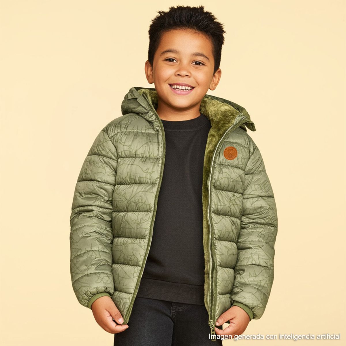 YAMP - Chaqueta para Niño Acolchado Con capucha Yamp 