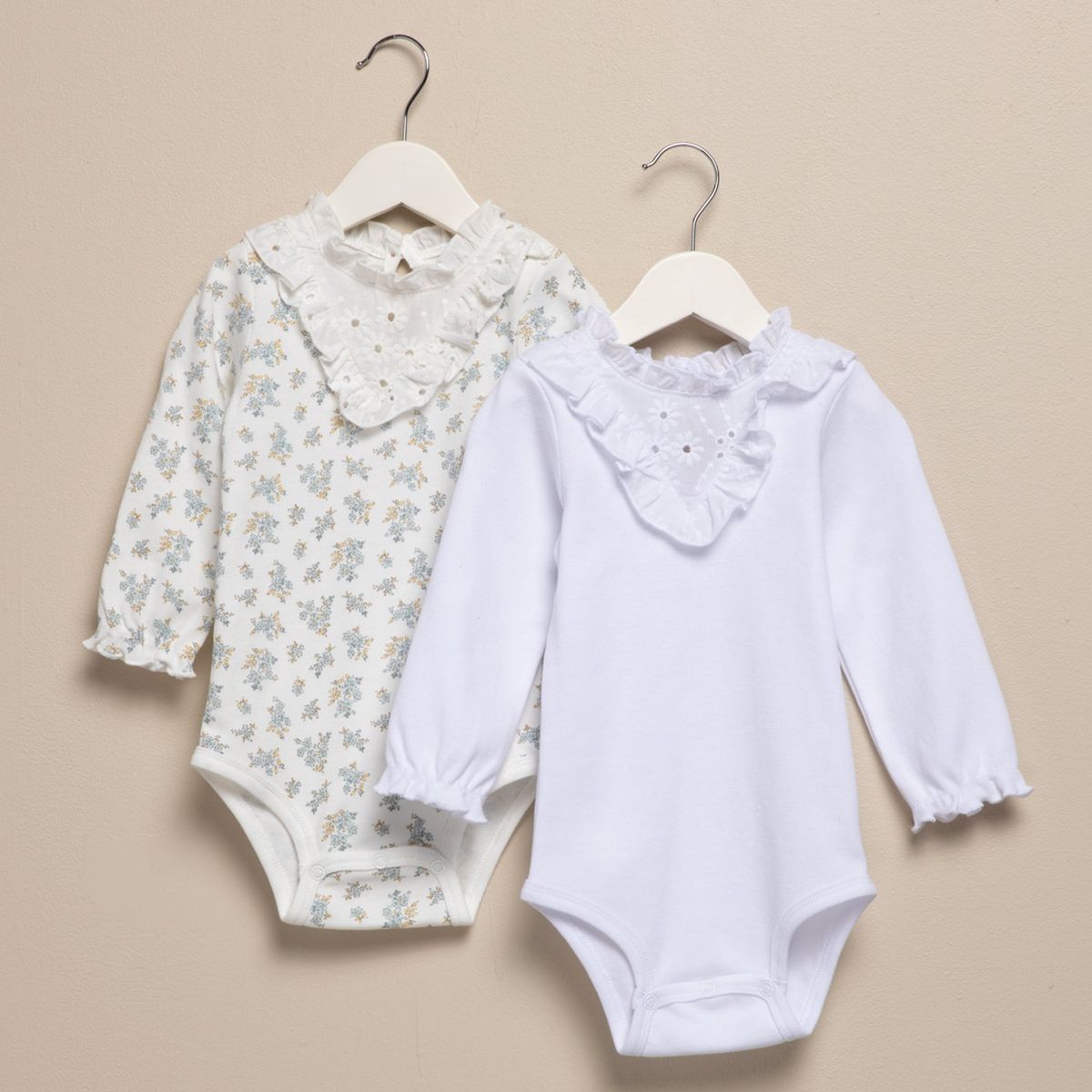 YAMP - Bodies Bebé niña Pack de 2 unidades  Algodón Yamp