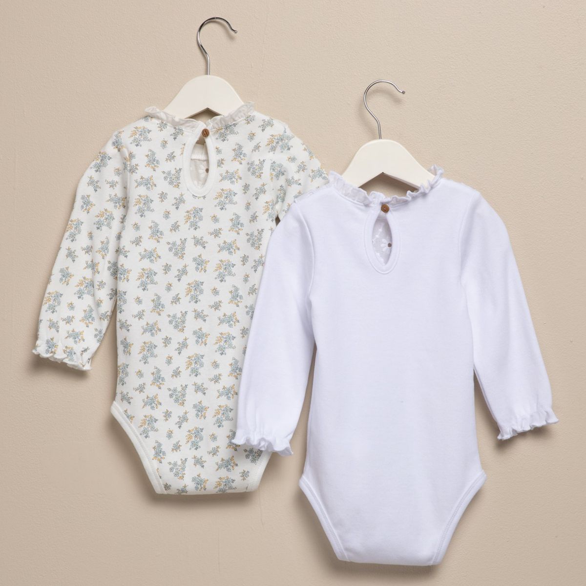 YAMP - Bodies Bebé niña Pack de 2 unidades  Algodón Yamp