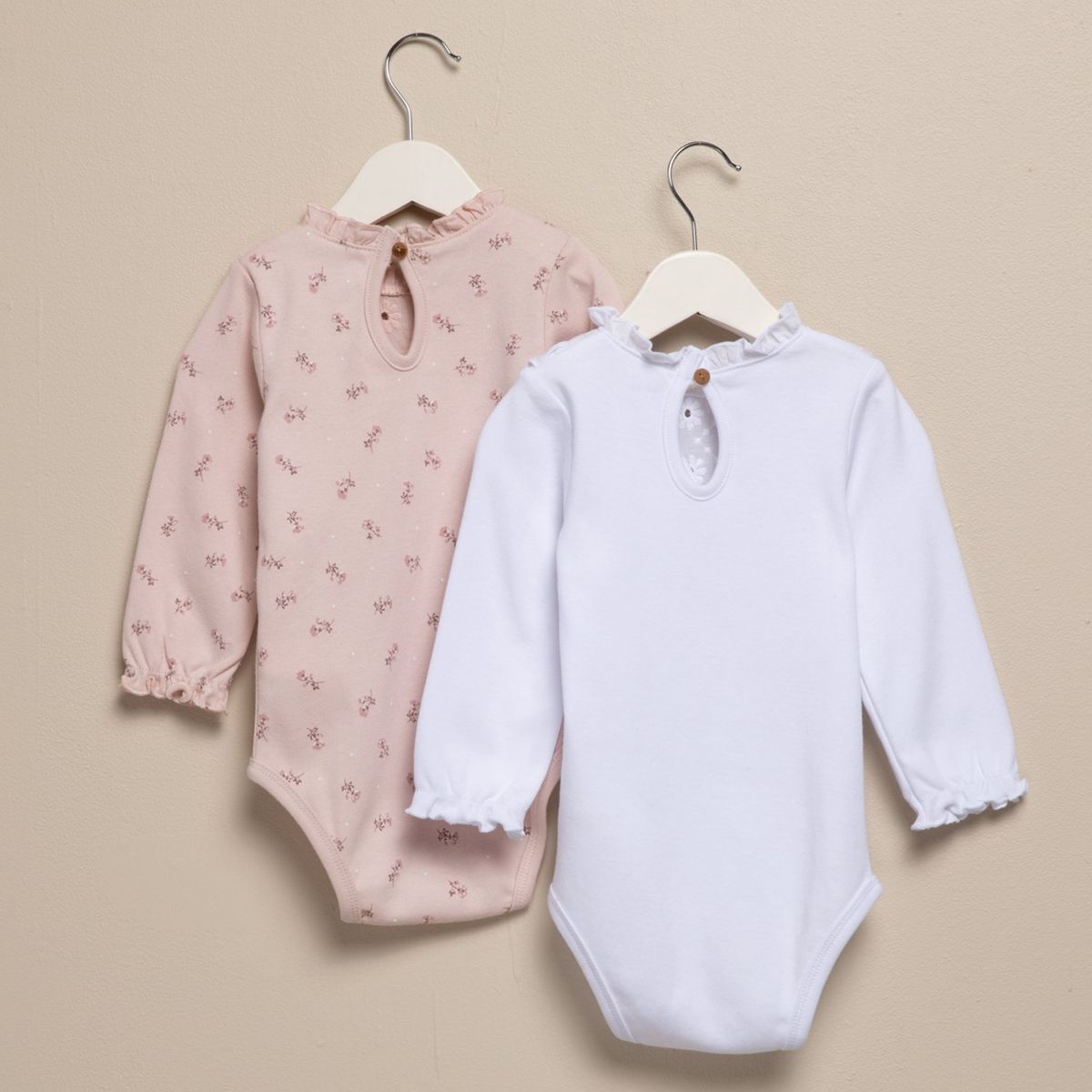 YAMP - Bodies Bebé niña Pack de 2 unidades  Algodón Yamp