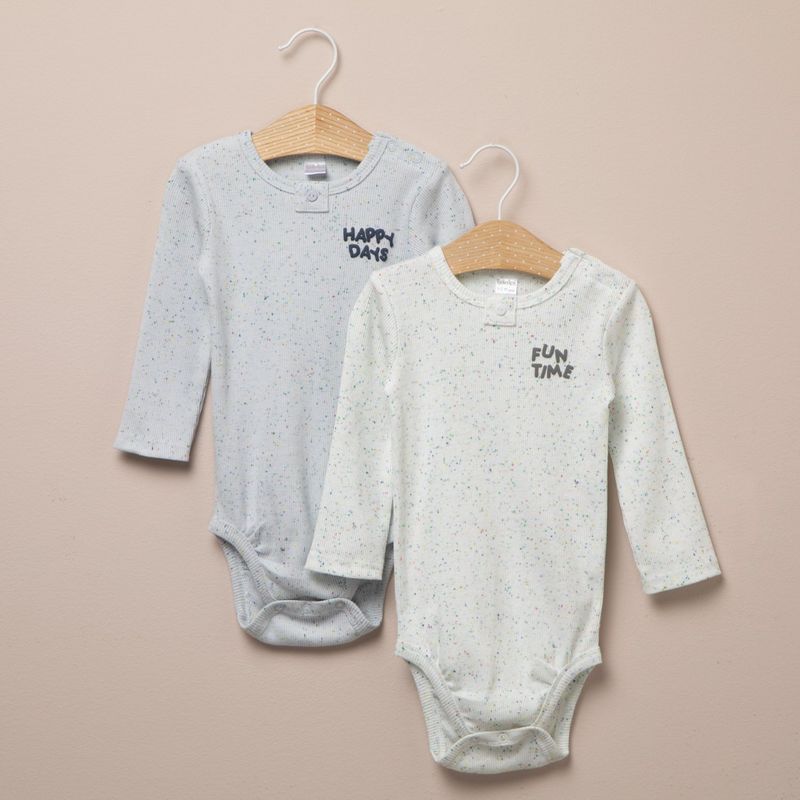YAMP - Bodies Bebé niño Pack de 2 unidades  Algodón Yamp