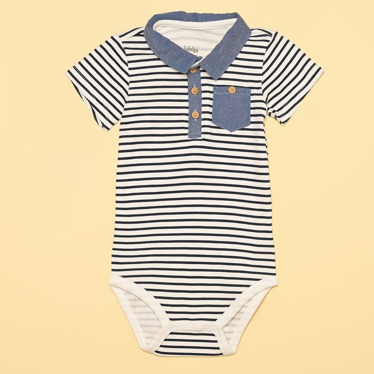 YAMP - Bodies Bebé niño Pack de 2 unidades   Algodón Yamp