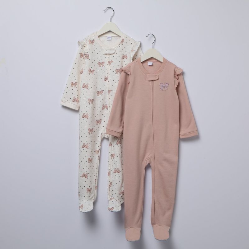 YAMP - Pijama para Bebé niña Pack de 2 unidades de Algodón Yamp