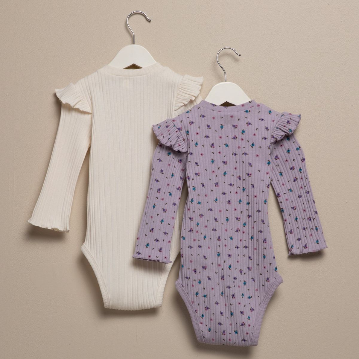 YAMP - Bodies Bebé niña Pack de 2 unidades  Algodón Yamp