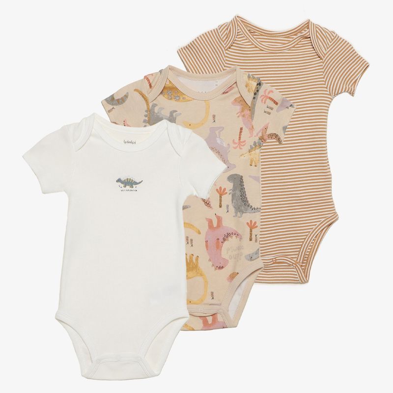 YAMP - Bodies Bebé niño Pack de 3 unidades   Algodón Yamp
