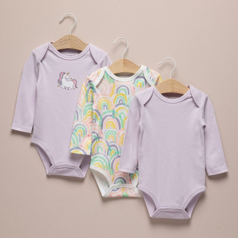 YAMP - Bodie Para Bebé niña Pack de 3 unidades Algodón Yamp