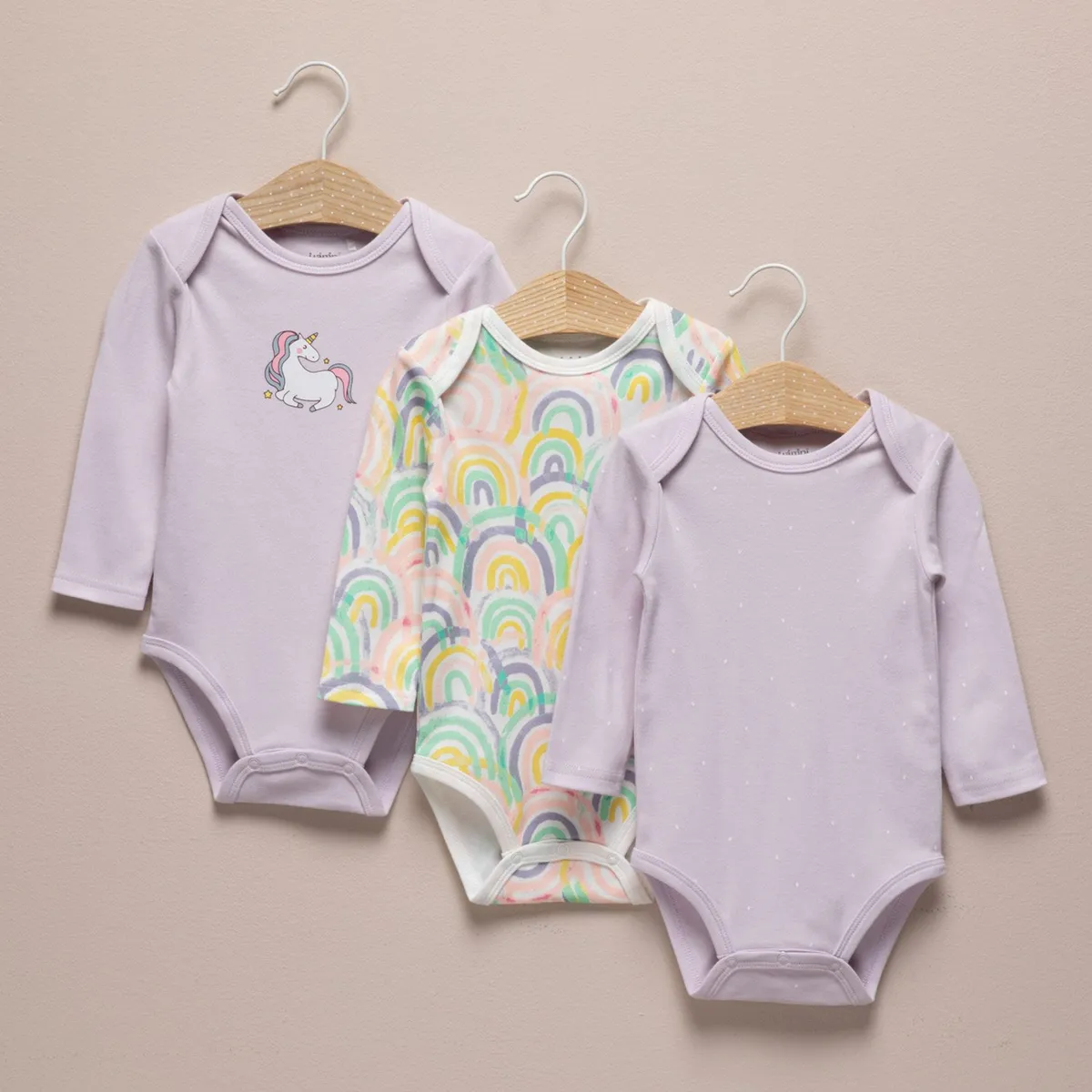 YAMP - Bodie Para Bebé niña Pack de 3 unidades Algodón Yamp