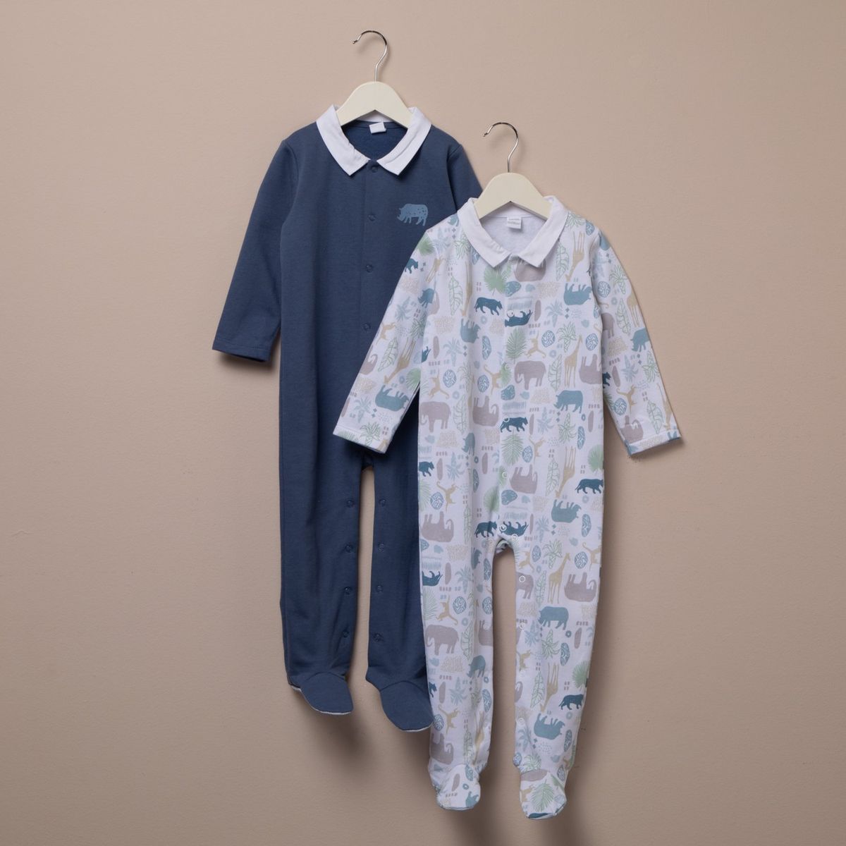 YAMP - Pijama para Bebé niño Pack de 2 unidades de Algodón Yamp