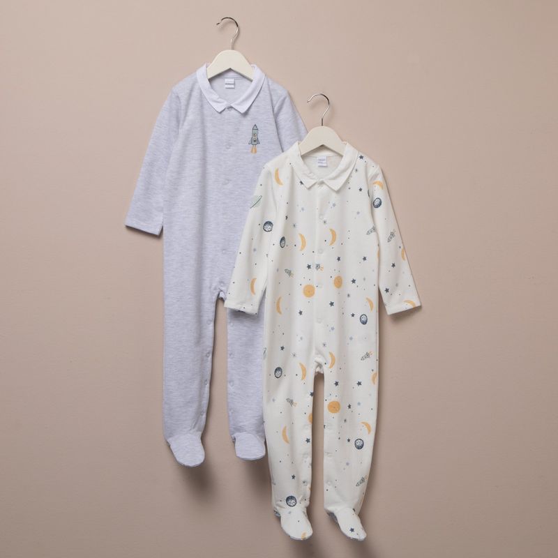 YAMP - Pijama para Bebé niño Pack de 2 unidades de Algodón Yamp