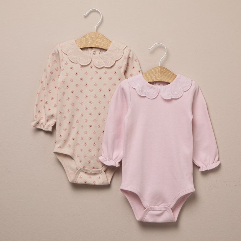 YAMP - Bodies Bebé niña Pack de 2 unidades  Algodón Yamp