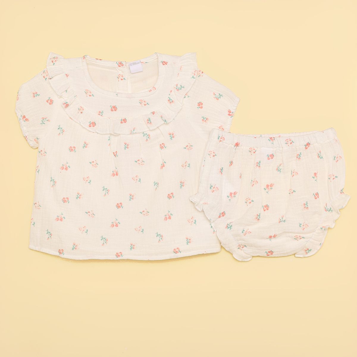 YAMP - Sets Blusa + Short para Bebé niña en Algodón Yamp